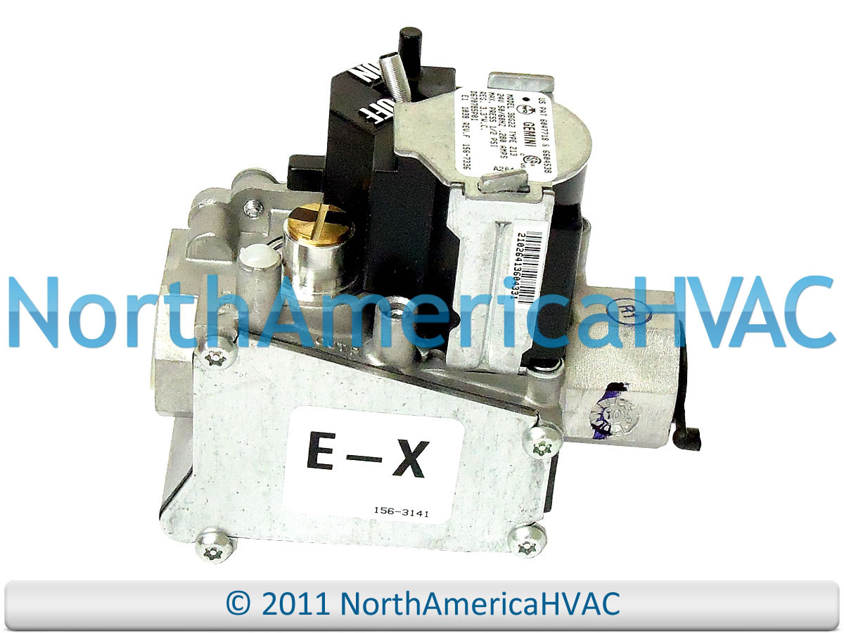 OEM Trane American Standard Furnace Gas Valve Replaces White
